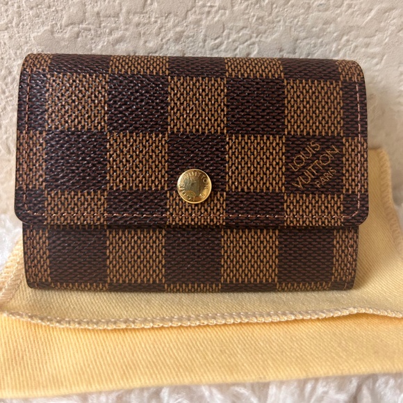 Louis Vuitton Damier Ebene Card Case - Picture 1 of 7
